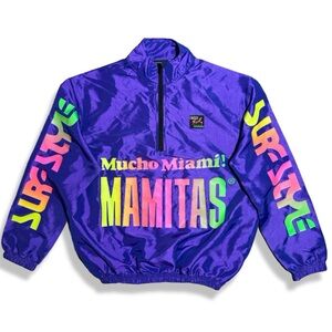 Vintage 90s Surf Style Windbreaker Jacket